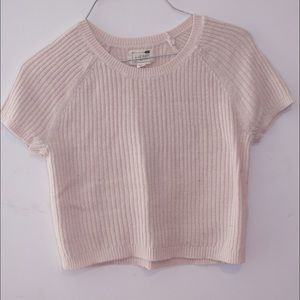 Cream Ribbed Shirt