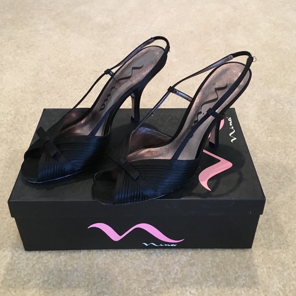 Satin dress heels