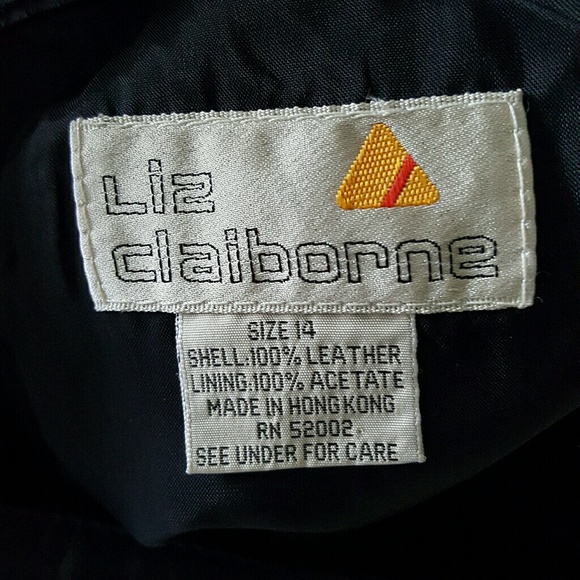 🌷🌷Liz Claiborne leather skirt - Picture 3 of 3