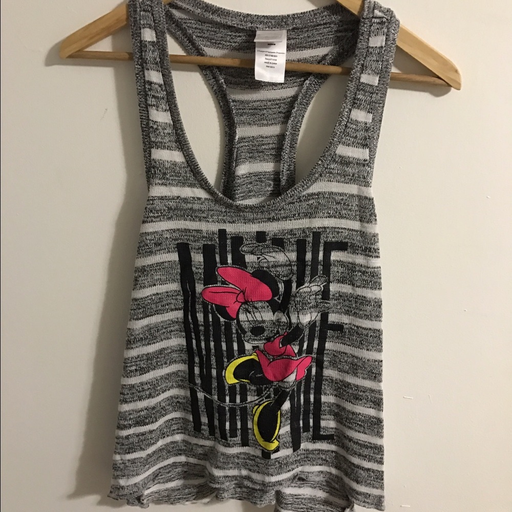 Minnie Mouse grey tank top