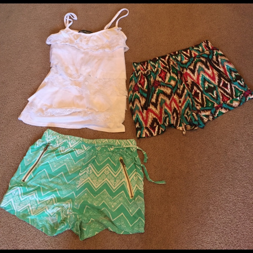 Tank top/cotton short set