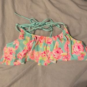 VS/Pink Flowy Swimsuit Top