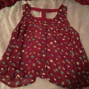 Floral tank top