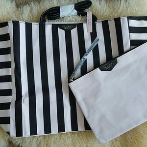 SOLD NWT Victoria's Secret Tote bag and Pouch