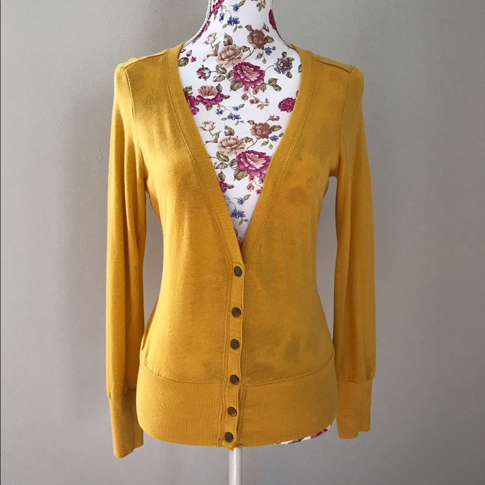 Yellow Cardigan