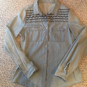 Wallflower - Chambray Blouse