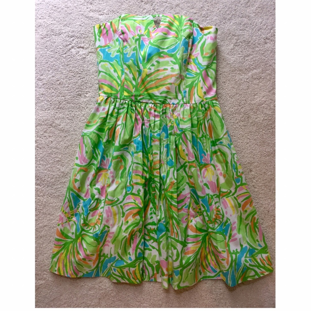 Lilly Pulitzer strapless dress