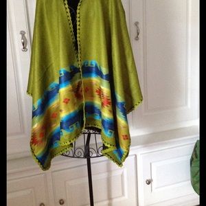 Lime green Ecuadorean shrug