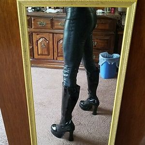 Kinky black boots