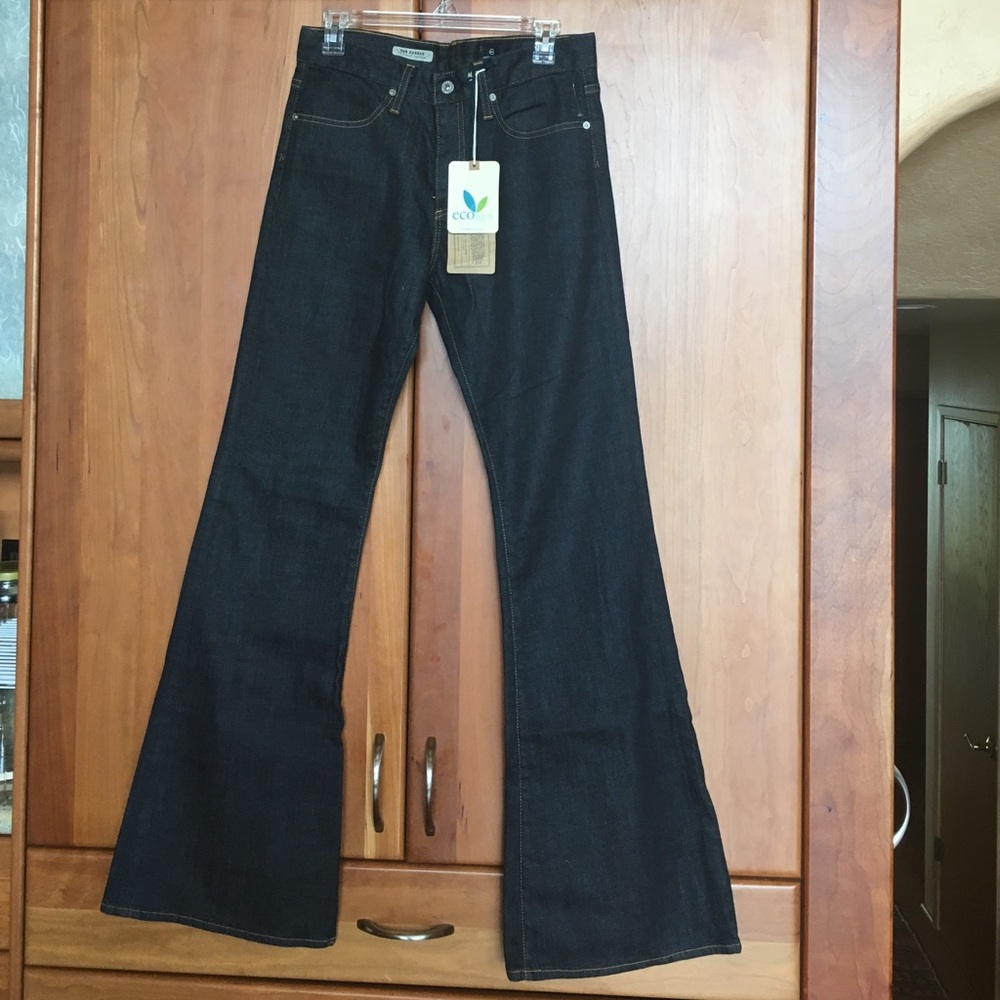 NWT AG the Farrah High Rise Bell Bottom Jeans
