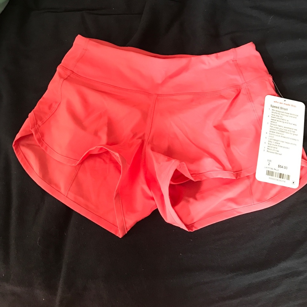 Lululemon Speed Shorts
