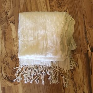 White scarf