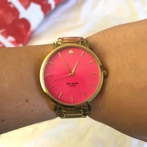 Kate Spade pink faced watch