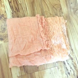 Light pink/orange scarf