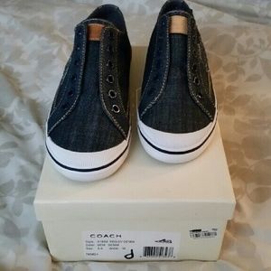 Coach Keeley Denim Tennis shoes. Brand New