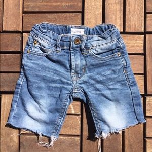 12 Month old Hudson cut off shorts