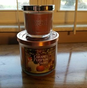 2 bath and body Works candles