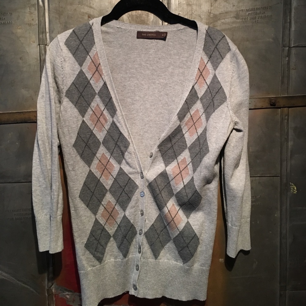 The Limited Argyle Sweater
