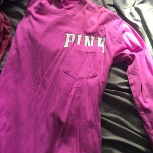 VS pink long sleeve shirt