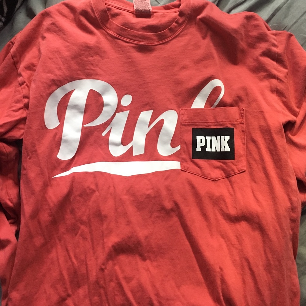 VS pink long sleeve shirt