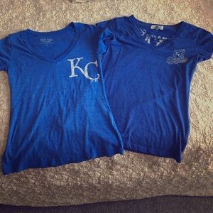 Lot of 2 Kansas City Royals Shirts