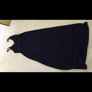 Black maxi dress