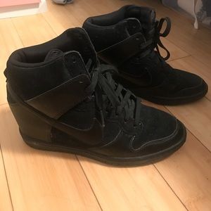Super cute NIKE Dunk Sky Hi Wedge Sneakers