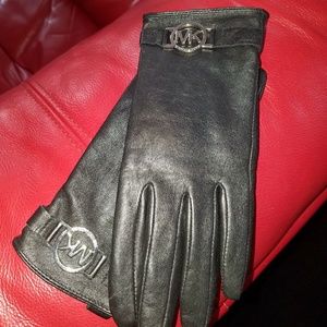Michael Kors  Leather Gloves