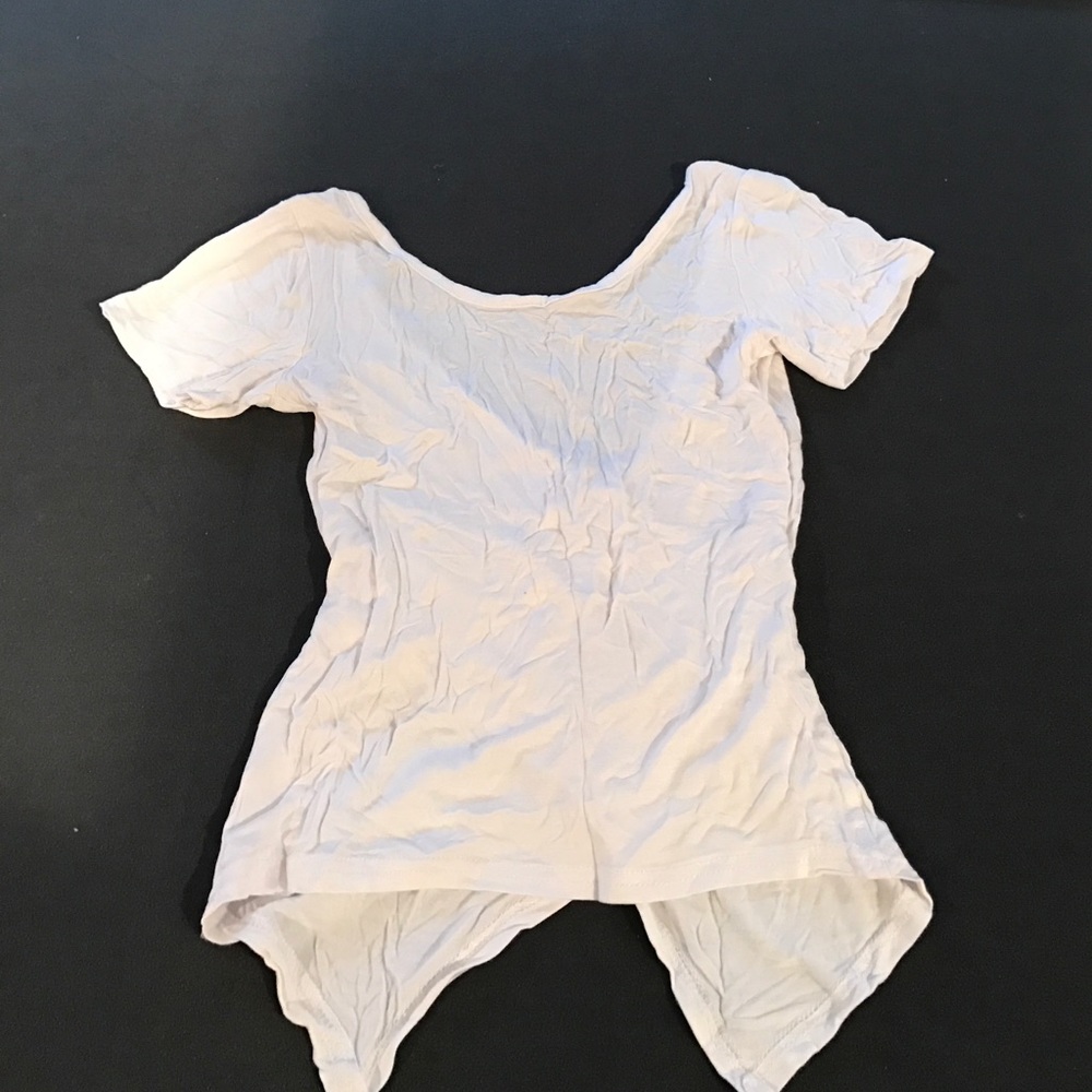 Cute little white tee