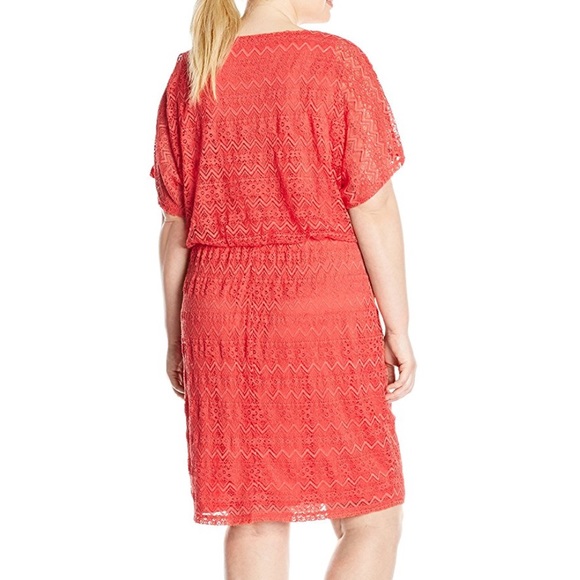 London Times Dresses London Times Coral Ric Rac Lace Dress Poshmark