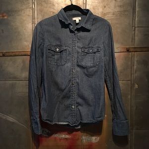 J Crew Button down chambray shirt