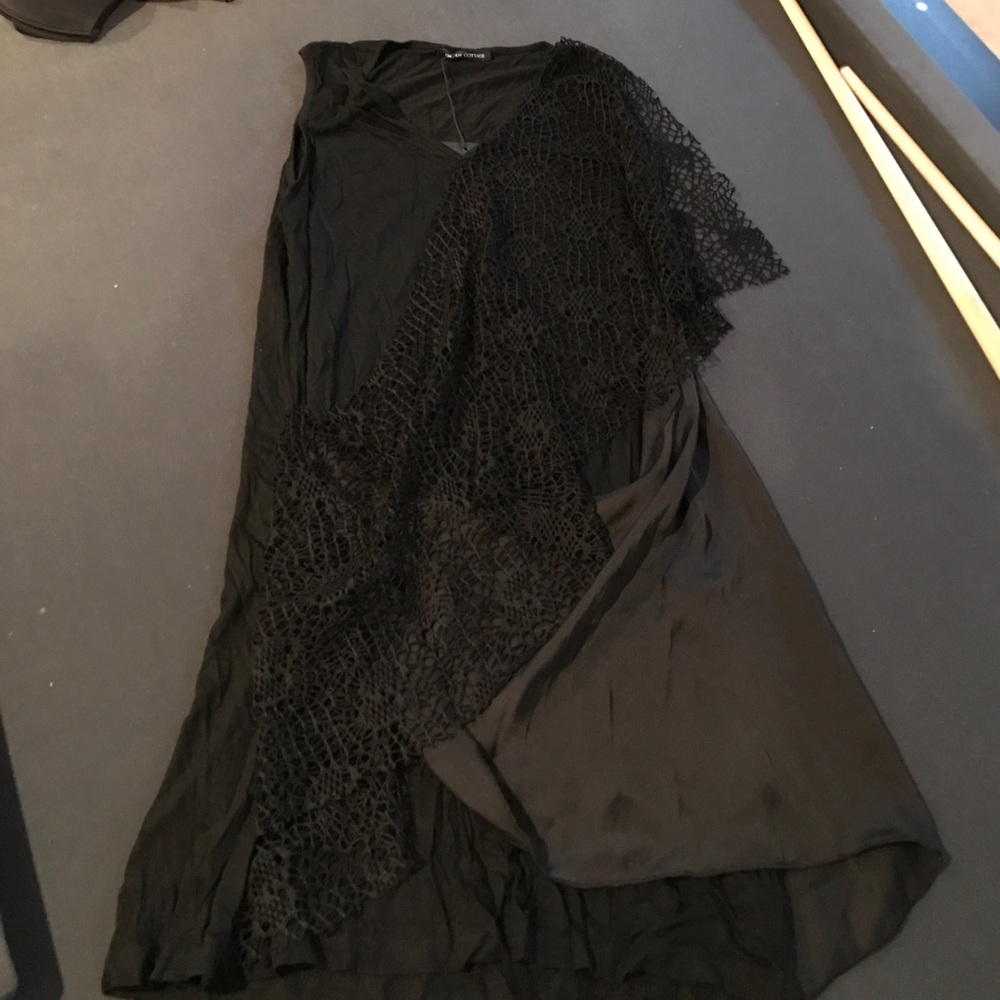NWT black lace dress