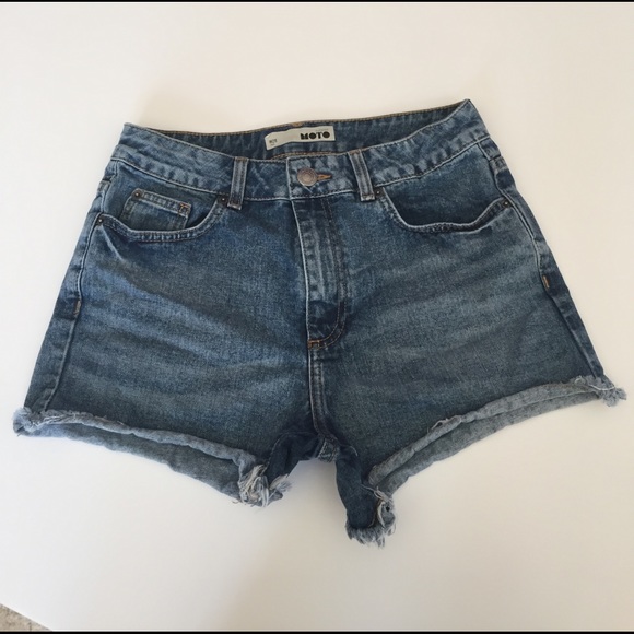 Topshop Pants - Topshop Moto Jean Shorts