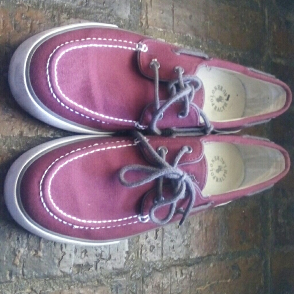 Polo Ralph Lauren Lavender Canvas Shoes 10D