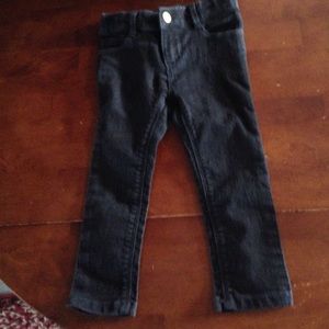 Toddler girl old navy black skinny jeans 2T