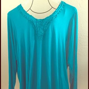 NWT Coldwater Creek TURQOISE TUNIC