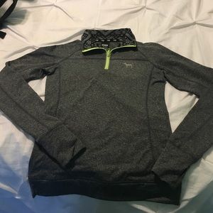 Victoria's Secret PINK Gray Quarter-Zip