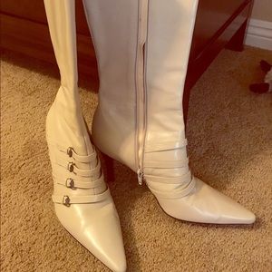 Gianni Bini Cream boots