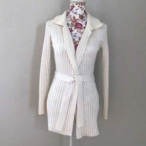 J. Crew Long Belted Cardigan