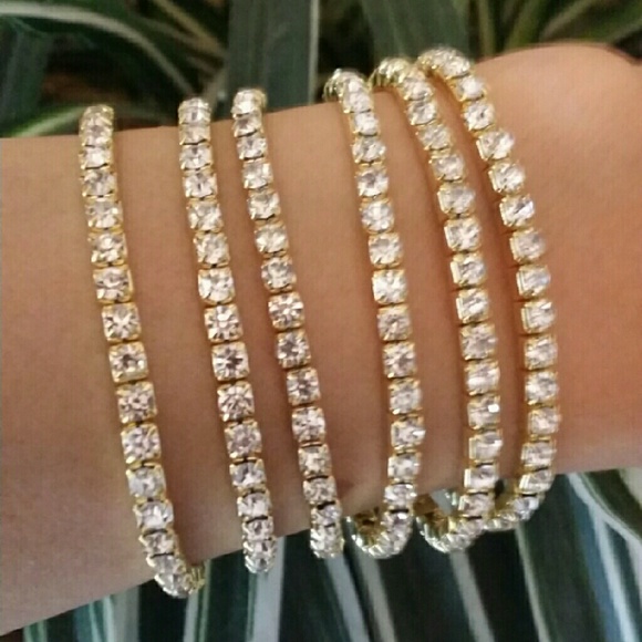 Gold/ Silver Rainbow Bracelets - Picture 1 of 1