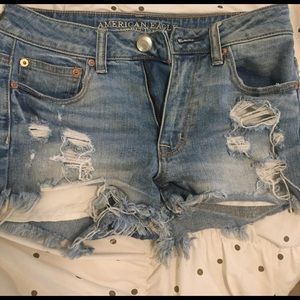 AE ripped shorts