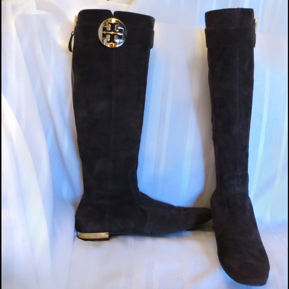 Tory Burch Shoes - Tory Burch HOT High Brown Suede Boots Size 8