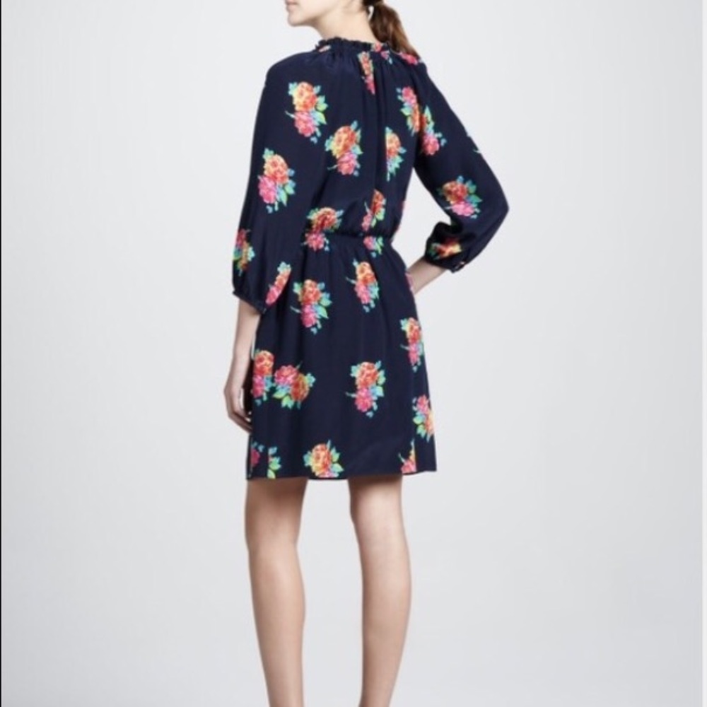 Shoshanna Dress - Floral on Navy Blue!