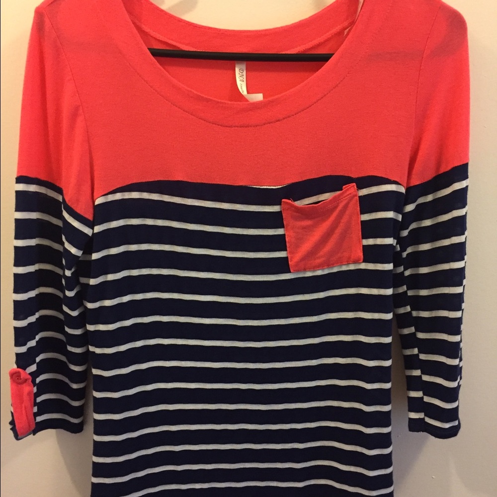 Ladies M Striped Tee