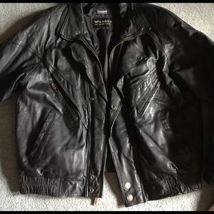 Mens Wilson thinsulated leather jacket XL