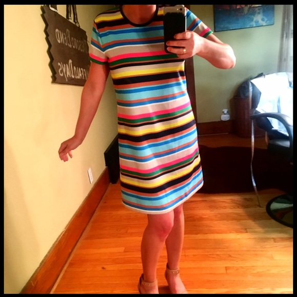 Cece Striped Shift Dress - Picture 4 of 4