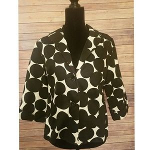 Ivy Chic New York Black and White Blazer