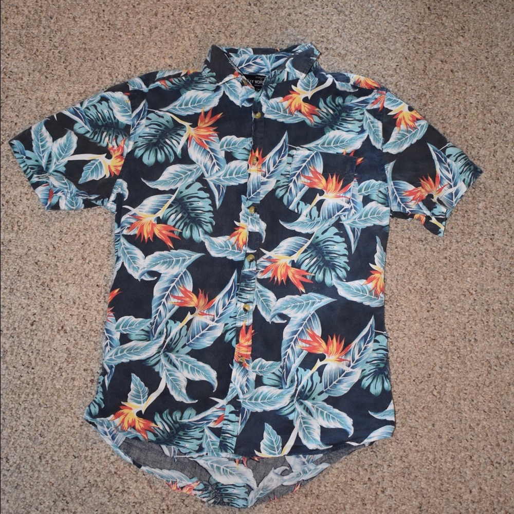 Hawaiian short sleeve btn dwn