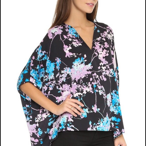 DvF Kora Silk Top - Picture 2 of 8