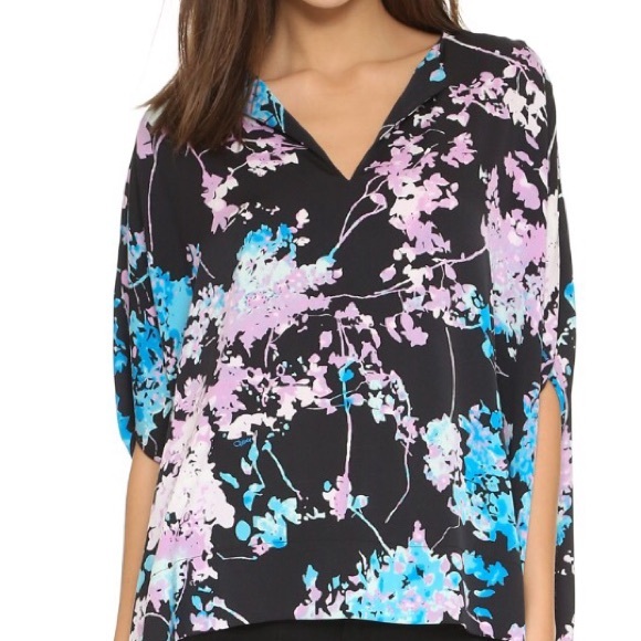 DvF Kora Silk Top - Picture 3 of 8